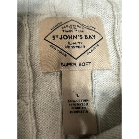 Cable Knit Sweater Men Large Twee Academia Preppy Grunge Winter Fall Super Soft - Picture 2 of 8